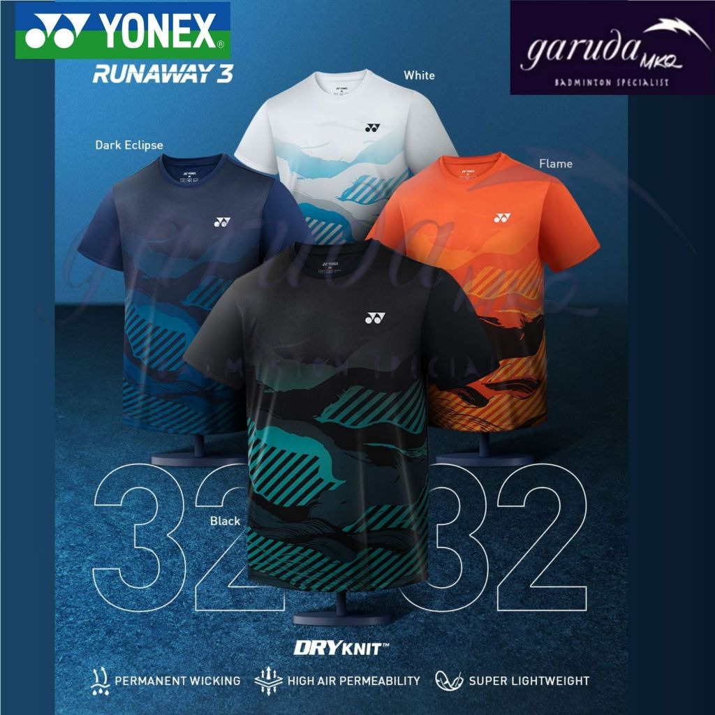 Yonex Casual Shirt RM 3232 Runaway 3 / Yonex Shirt RM3232 RW3 collection