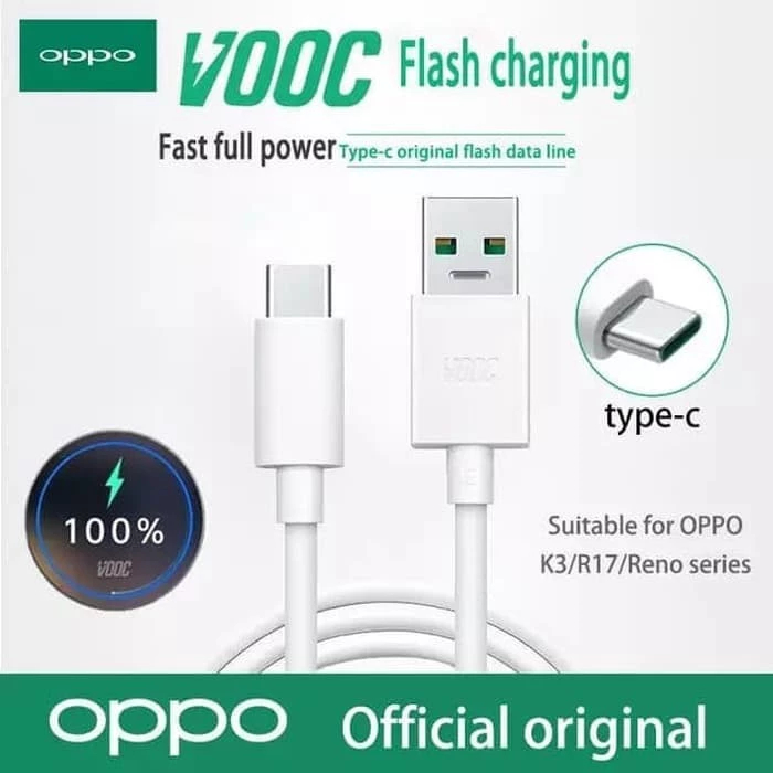 Oppo VOOC & SUPER VOOC USB TYPE-C & USB MICRO Data Cable