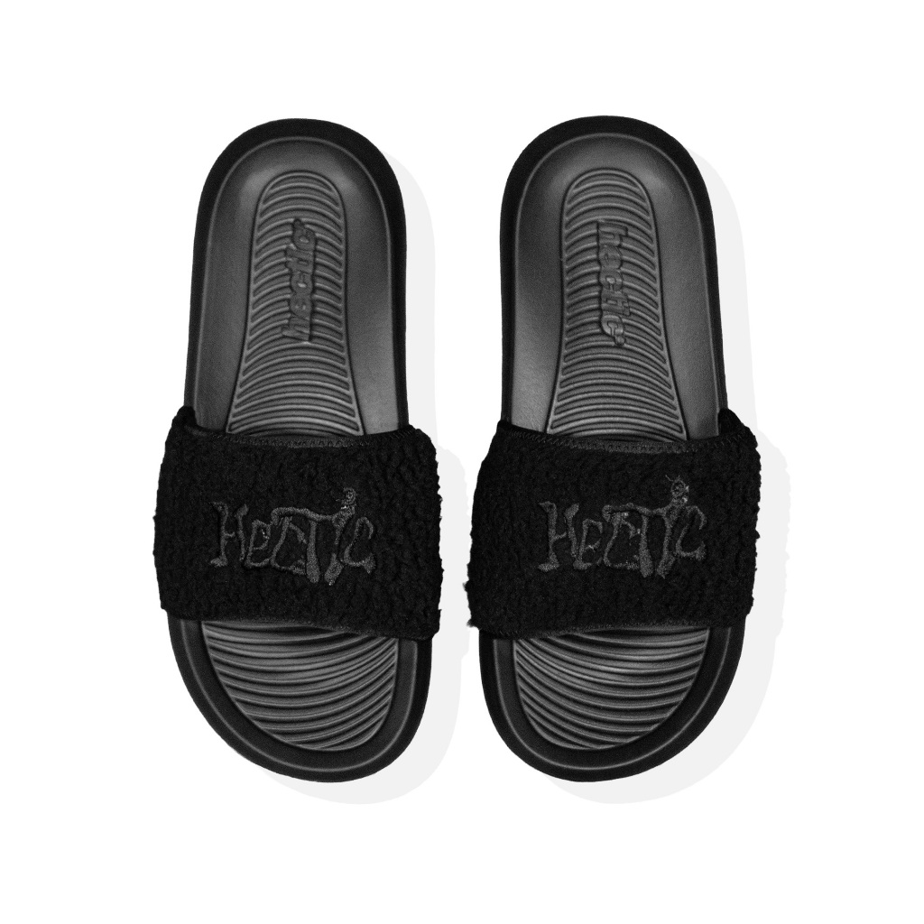 รองเท้าแตะ Sherpa Slide - สีดํา - Noir - HECTIC
