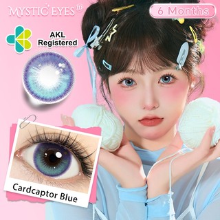 [IN stok] Mysticeyes Softlens Colored Contact Lenses Coloured Anime Softlens Warna Murah Soflen Softlens 14.5 mm Free Lens Case