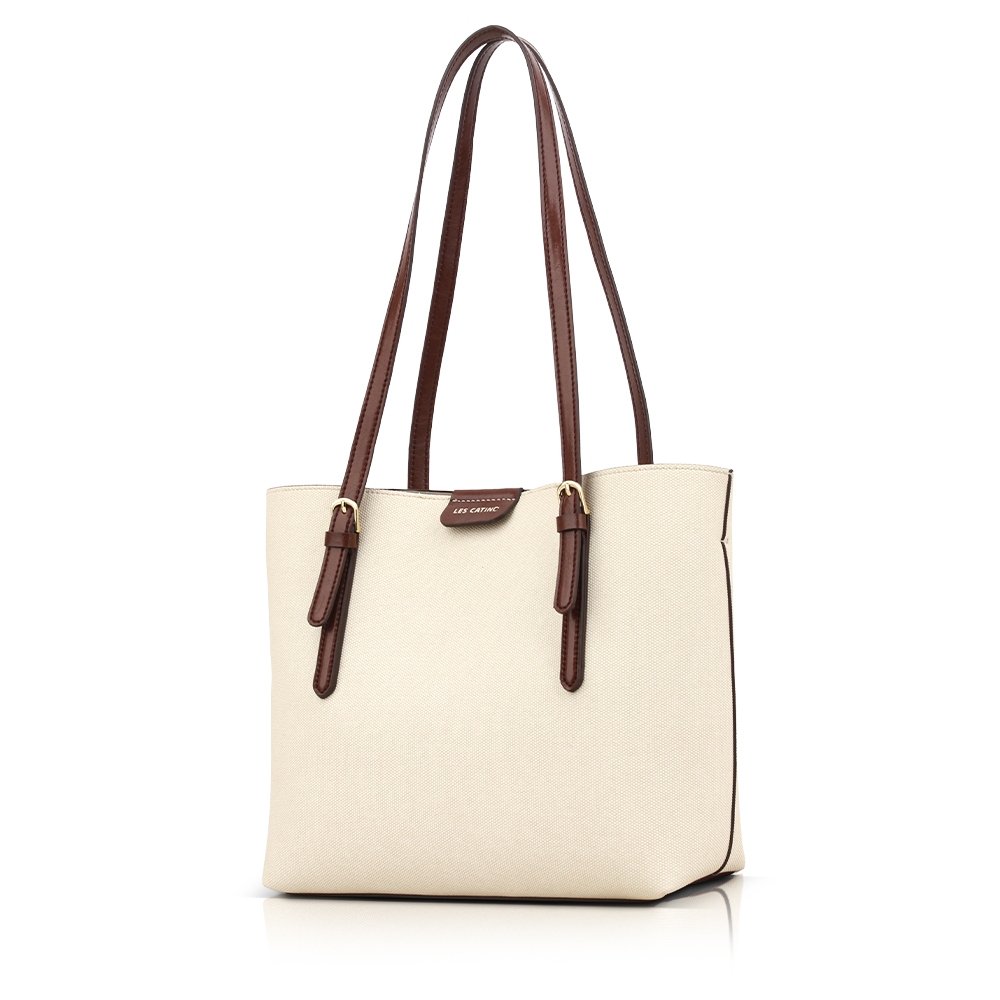 Les Catino Lcn-Melby Pique Tote กระเป๋าสะพายไหล่