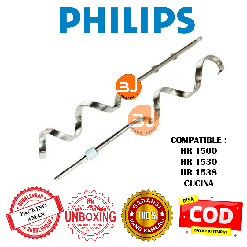 ต้นฉบับ PHILIPS SCREW MIXER STICK SET PHILIPS SPIRAL MIXER STICK SET HR 1530 HR 1538 HR 1500 CUCINA