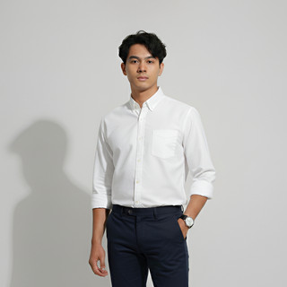 Cottongo Kemeja Pria Basic Oxford Lengan Panjang