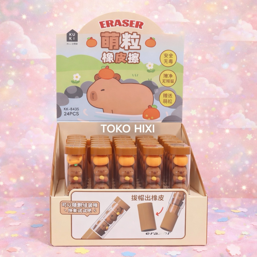 Hixi Shop - ยางลบ Capybara พร้อม KK-8435