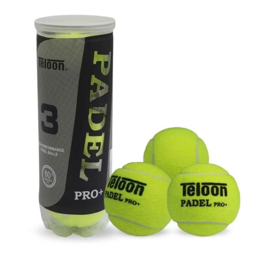 Teloon Pro+ Black Padel Balls 3 ชิ้น