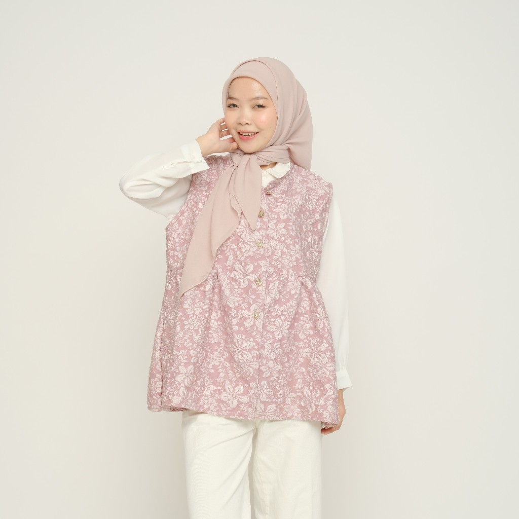 ขายส่ง_solo || DIONARA VEST ผู้หญิง TOP VEST / FUKURO JAGUARD OUTER VEST / OVERSIZE ผู้หญิง VEST