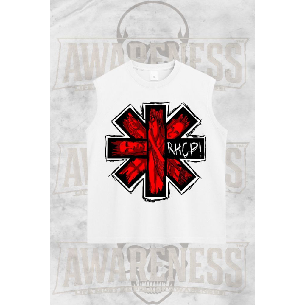 AWARENESS - เสื้อยืด lekbong สําหรับผู้ชาย Modern RHCP! สีดําเท่ๆ!