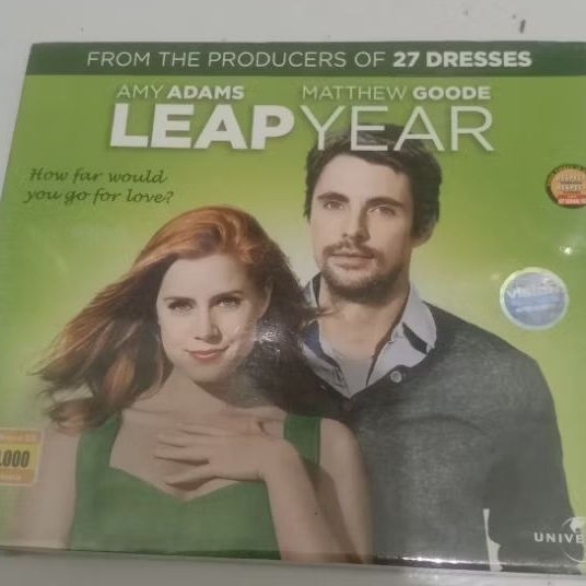 VCD Original Leap Year Feat Amy Adams ข้อความอินโดนีเซีย SEALED