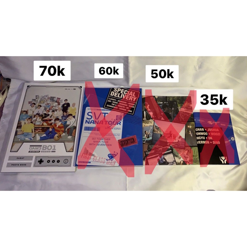 AAB PHOTOBOOK GAMEBOI SEVENTEEN MERCH CARATLAND NANA TOUR SEASONS GREETINGS