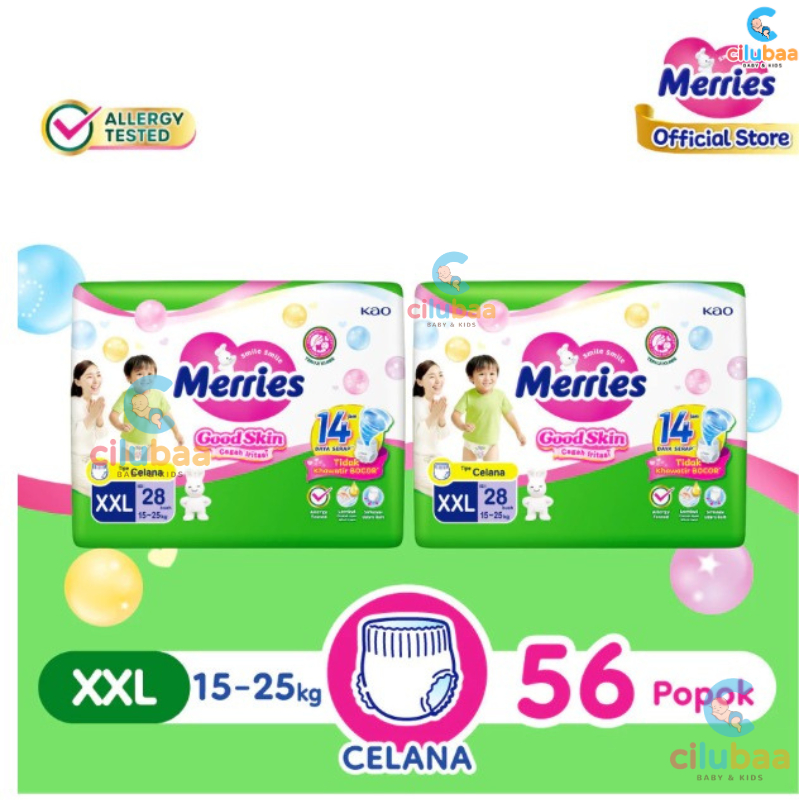 Merries Pants Good Skin XXL 28 แพ็คคู่ | Merries Good skin XXL28 2Ball