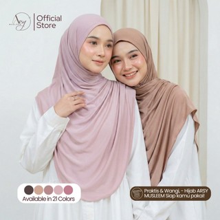 BY.ARSY Talitha Bergo Instan Malay Spandex Lycra Curve Tanpa Label