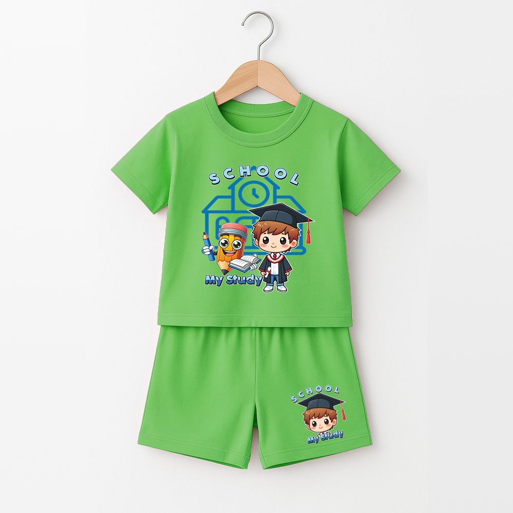 My Study แขนสั้นเด็กชาย Jumbo G-789