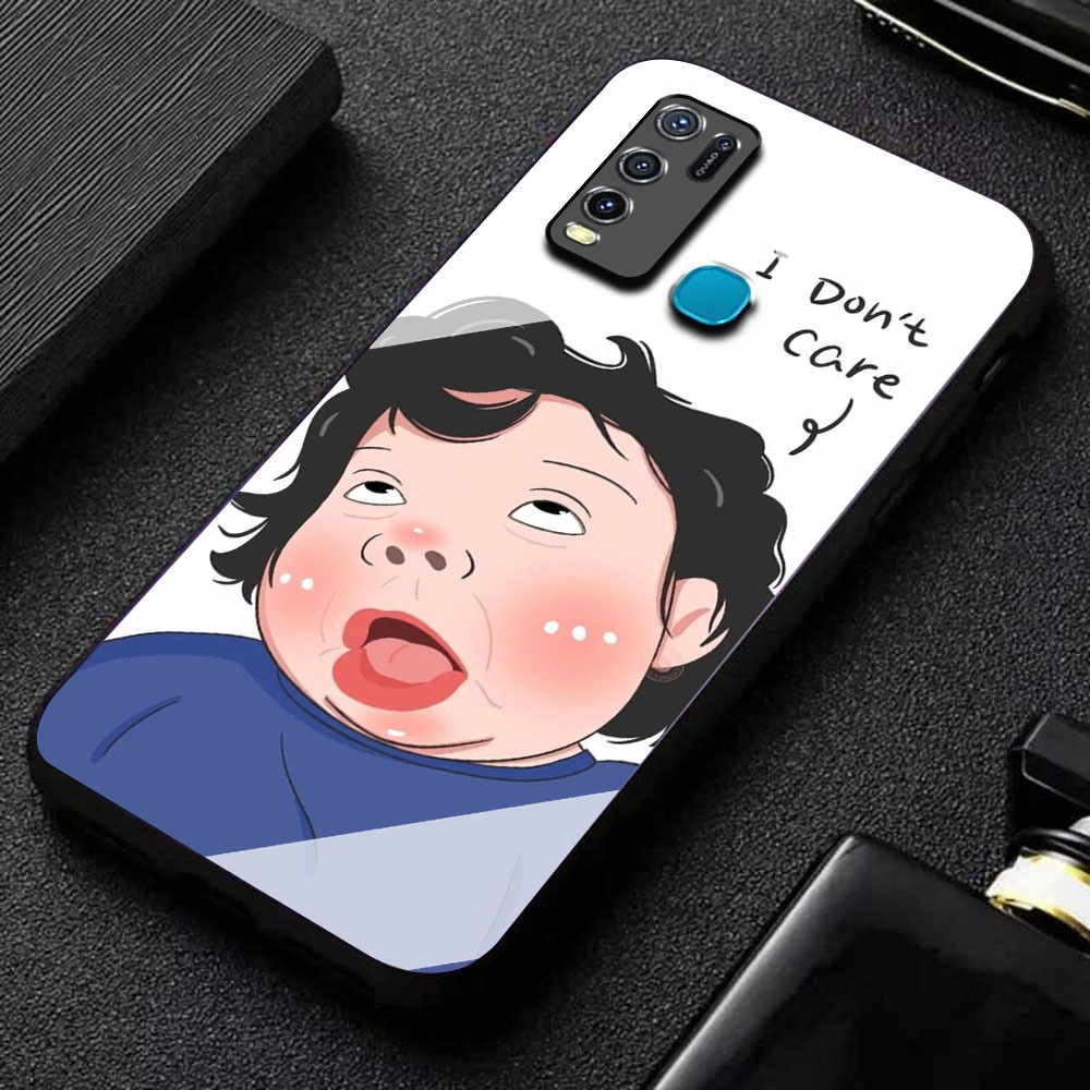 KK45 Softcase แก้ว Hp Terbaru สําหรับ Vivo Y30/Y30i/Y50 ซิลิโคน Hp พร้อมตัวป้องกันกล้องหรูหราปลอก Vi