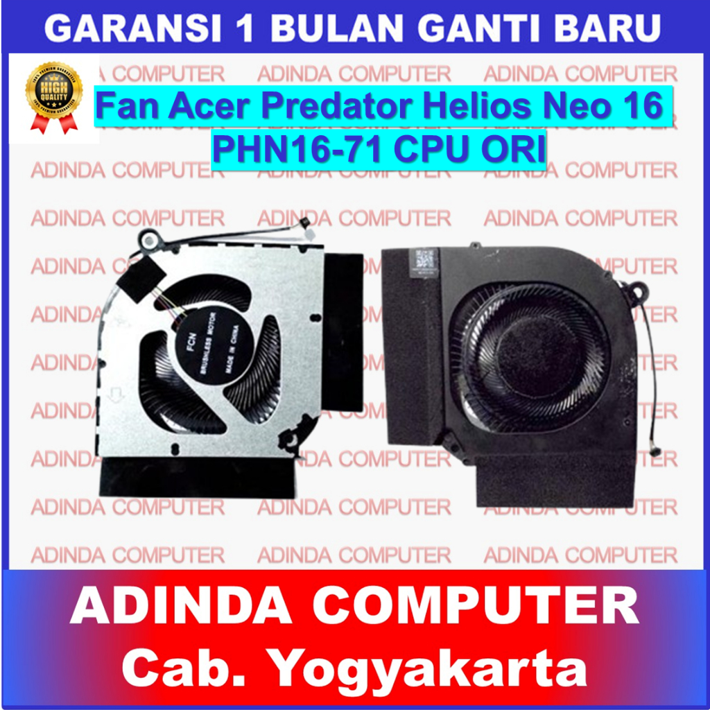 Acer Predator Helios Neo 16 PHN16-71 PHN18-71 5606 N22Q22 CPU ขวา GPU ด้านซ้ายคู่ต้นฉบับ