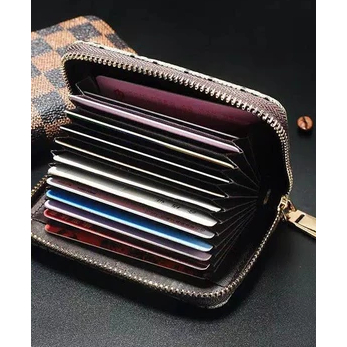 14 Slot Card Wallet Clip Wallet Zipper Wallet Random Motif