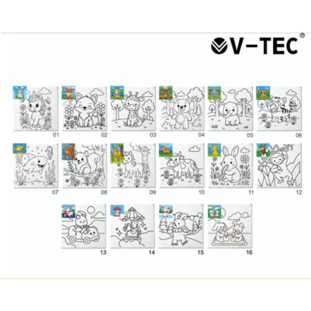 ECONOMIC PACKAGE (V-TEC CANVAS DRAWING + V-TEC ACRYLIC COLOR 512)