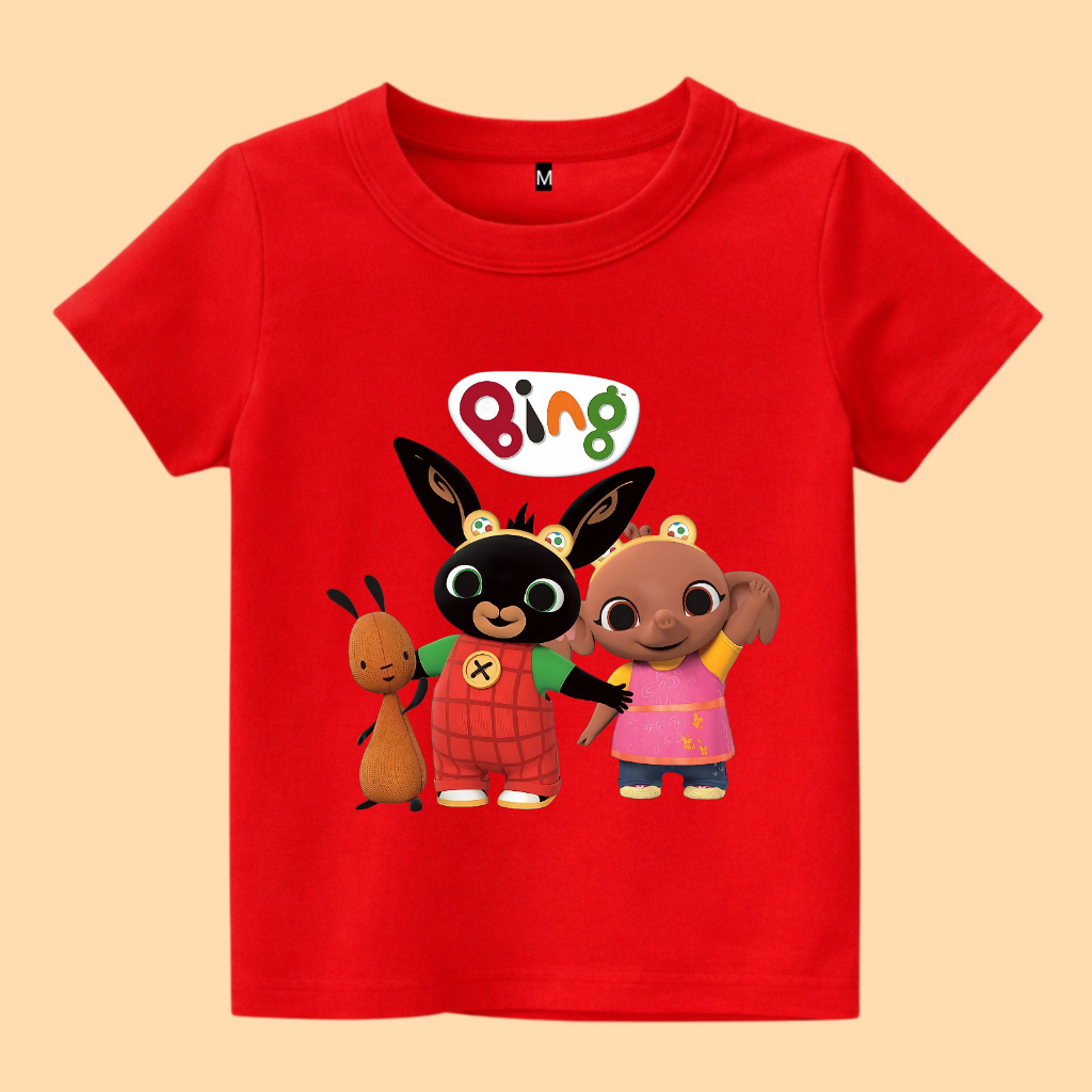 เสื้อยืดเด็กลายการ์ตูน Bing bunny น่ารัก
