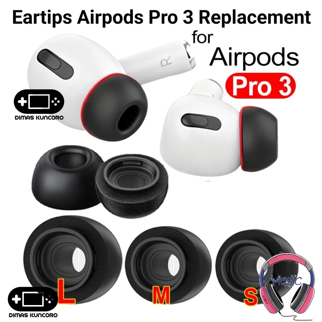 จุกหูฟัง AirPods Pro 3 จุกหูฟังทดแทน จุกหูฟัง โฟมเมมโมรี่โฟม ชุดหูฟัง หูฟังไร้สาย airpods pro 3 gen 