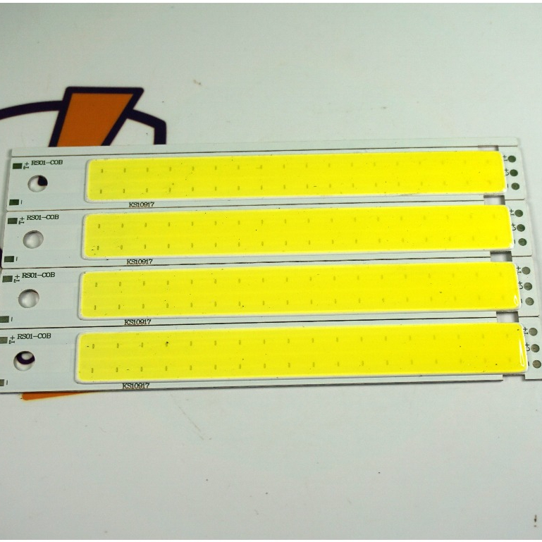 3V 3.2V COB Led สีขาวยาว 6000k PCB อลูมิเนียม