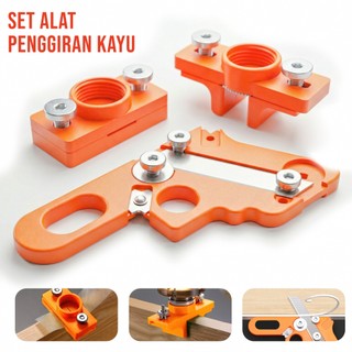 Allefix Set Alat Pemotong Tepi Kayu Woodworking Tools dengan Bodi ABS Ringan Cocok untuk Kayu Laminasi - 6897