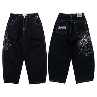 Notbadclub - Hannes Long Panty | Celana Panjang Denim Baggy Embordired