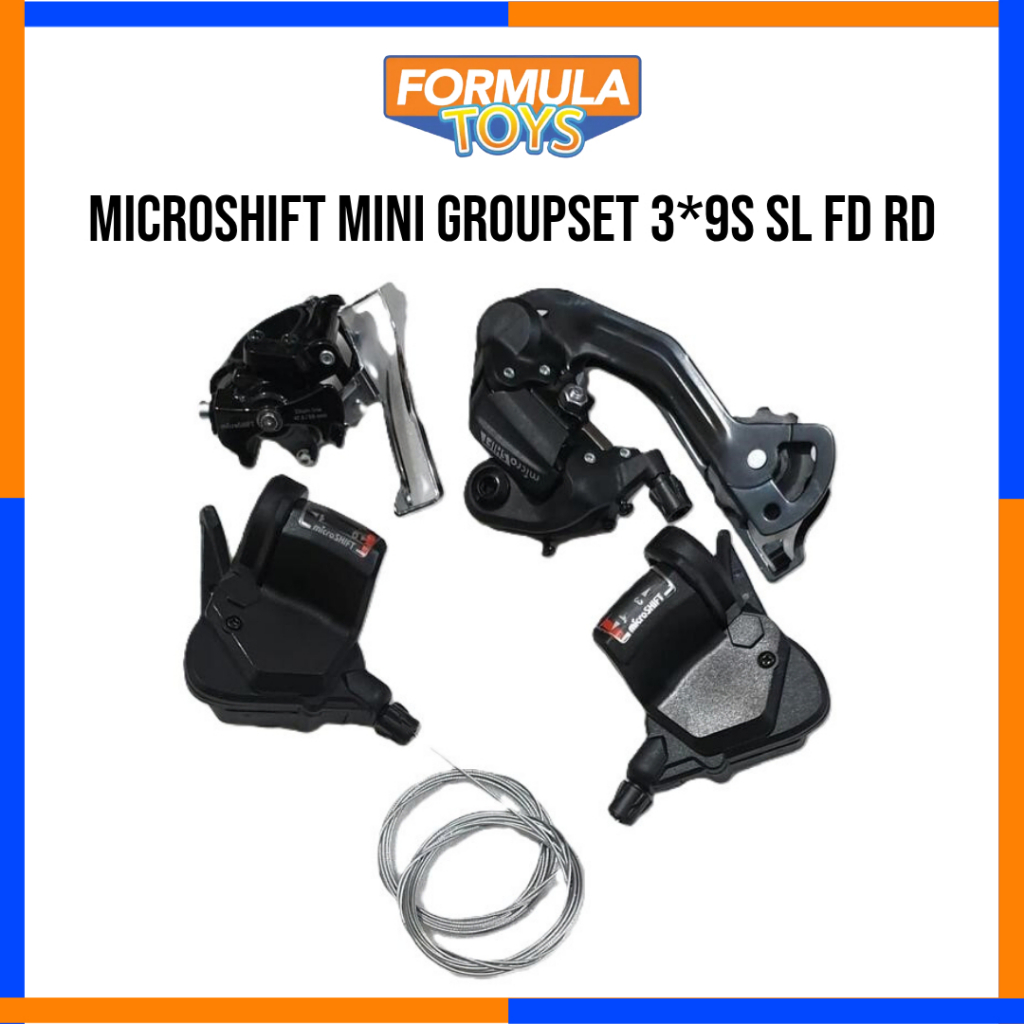 MINI GROUPSET SUITABLE สําหรับ FOLDING BIKES/MTB/GRAVEL/HYBIRD MICROSHIFT MINI GROUPSET 3*9S SL FD R