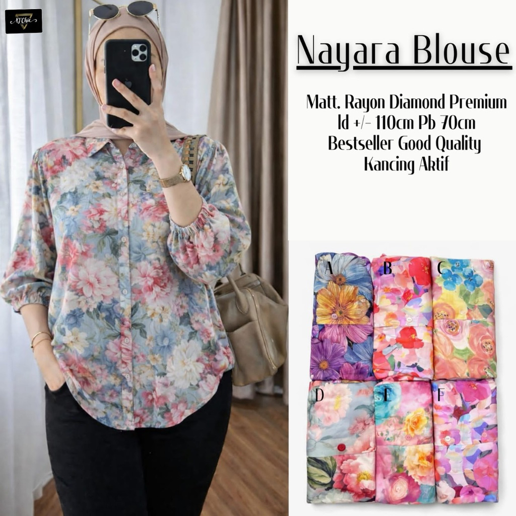 Nayara Blouse Womens Top by Athaya