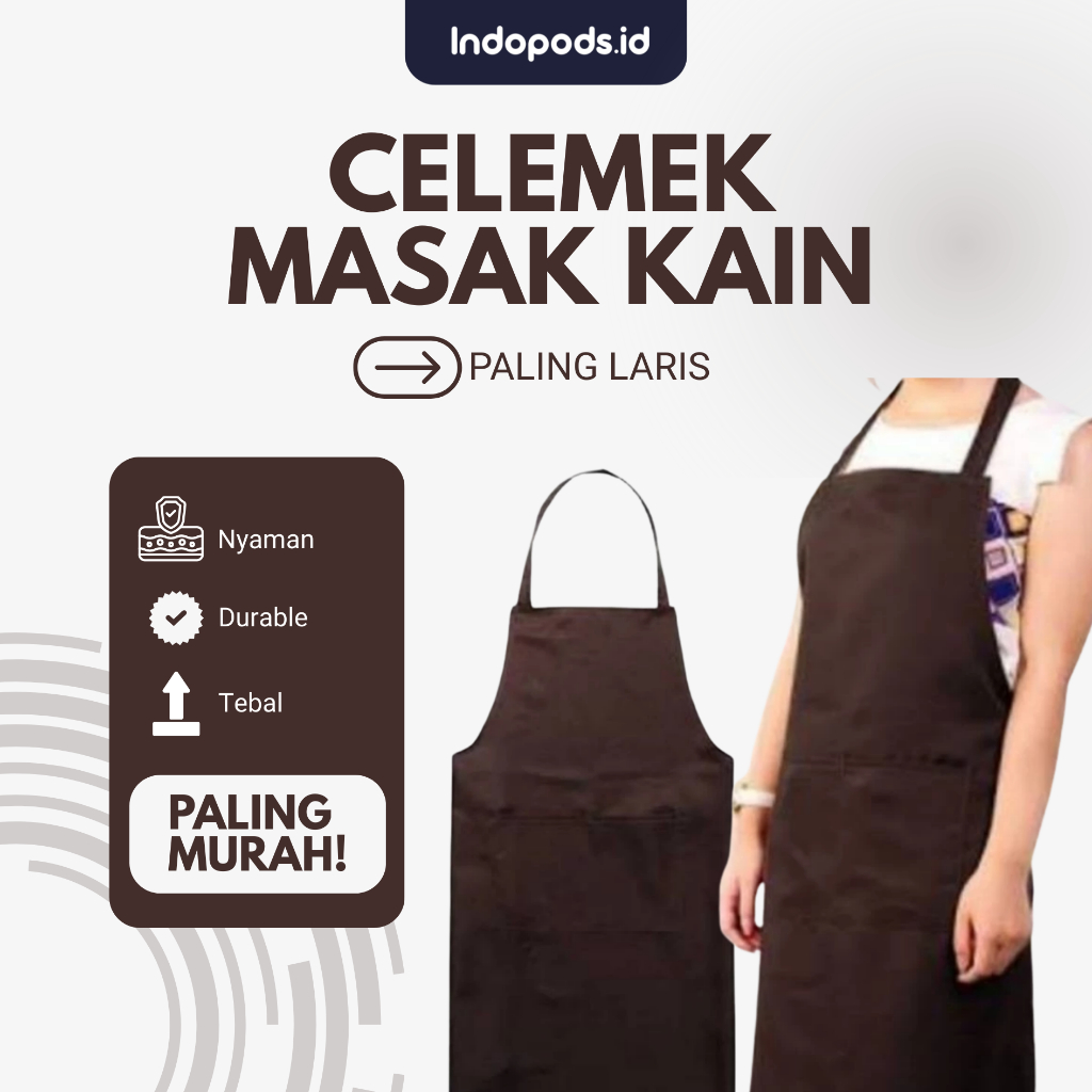 1 ชิ้น APRON/APRON/RESTAURANT/CHEF/COOKING/PLAIN APRON/CLOTH