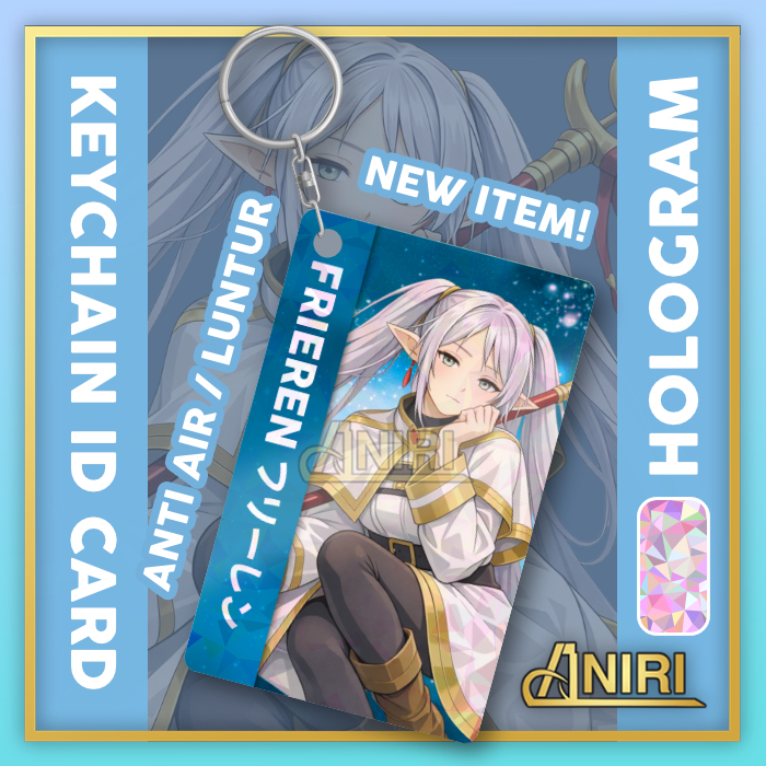 GANTUNGAN พวงกุญแจ ID Frieren พวงกุญแจโฮโลแกรม