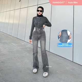 JINISO - Ultra Highwaist Cutbray Stretch Jeans 616 HANGOUT