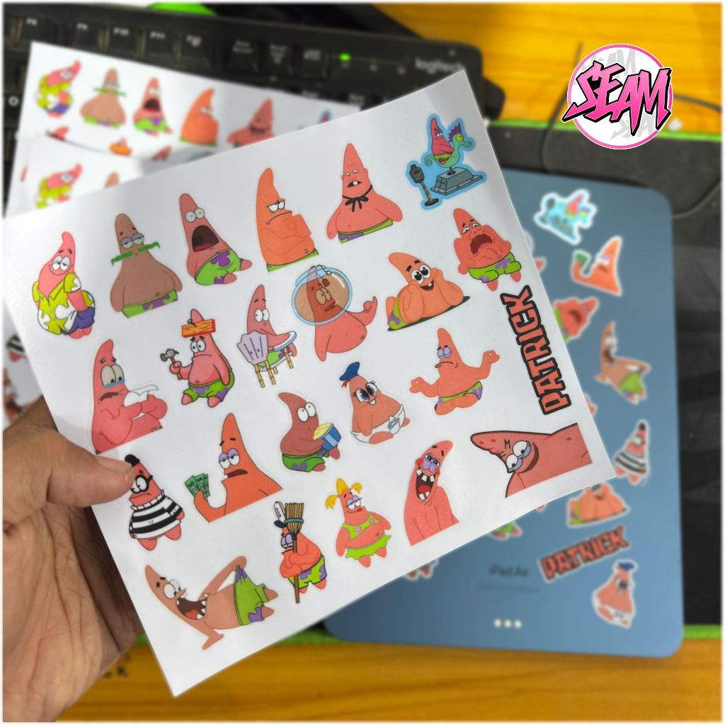 PATRICK STICKER PACK CONTAINS 22PCS CUTE PATRICK MEME STICKER PACK