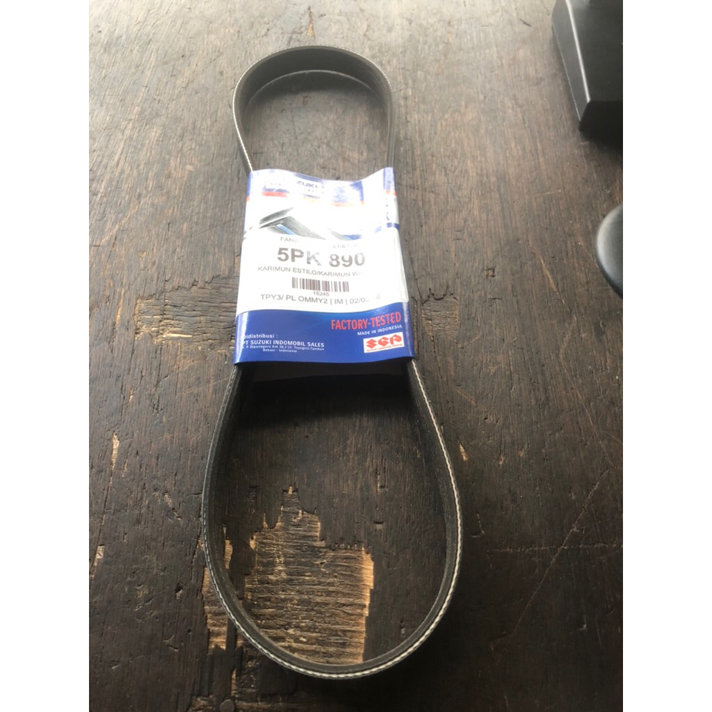 สายพานพัดลม สายพานพัดลม suzuki karimun wagon R เดิม sgp 5PK890 และ 4PK785
