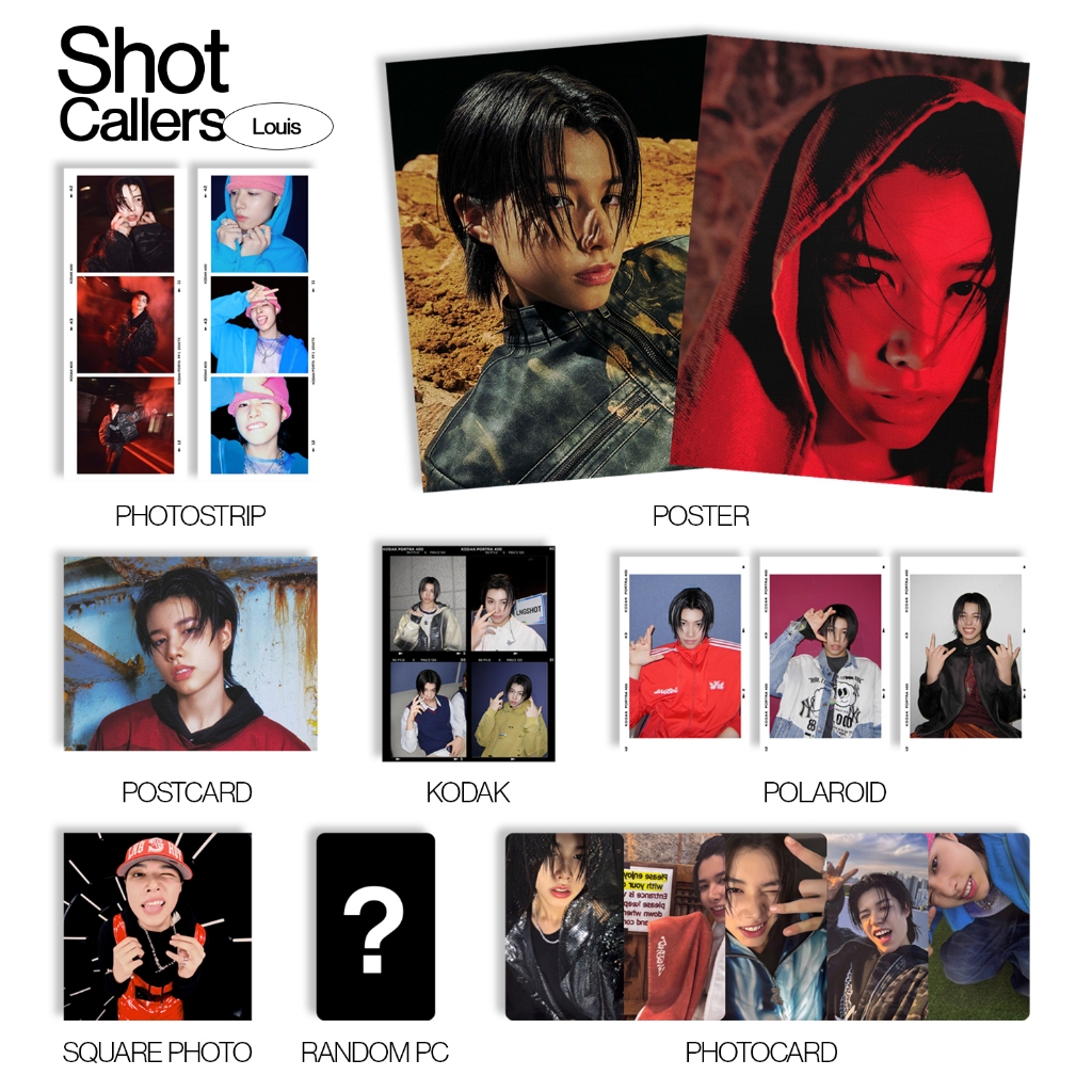 [สมาชิก] Kpop Fankit LNGSHOT Shot Callers โปสเตอร์ Photocard โปสการ์ด ราคา ถูกที่สุด ดีลบีเคเค แกลเลอรีภาพที่ 2