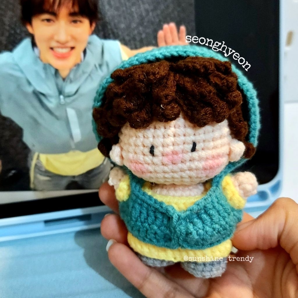 GANTUNGAN KPOP CROCHET ตุ๊กตา | SEONGHEYEON CORTIS CROCHET KEYCHAIN | พวงกุญแจ Cortis seonghyeon