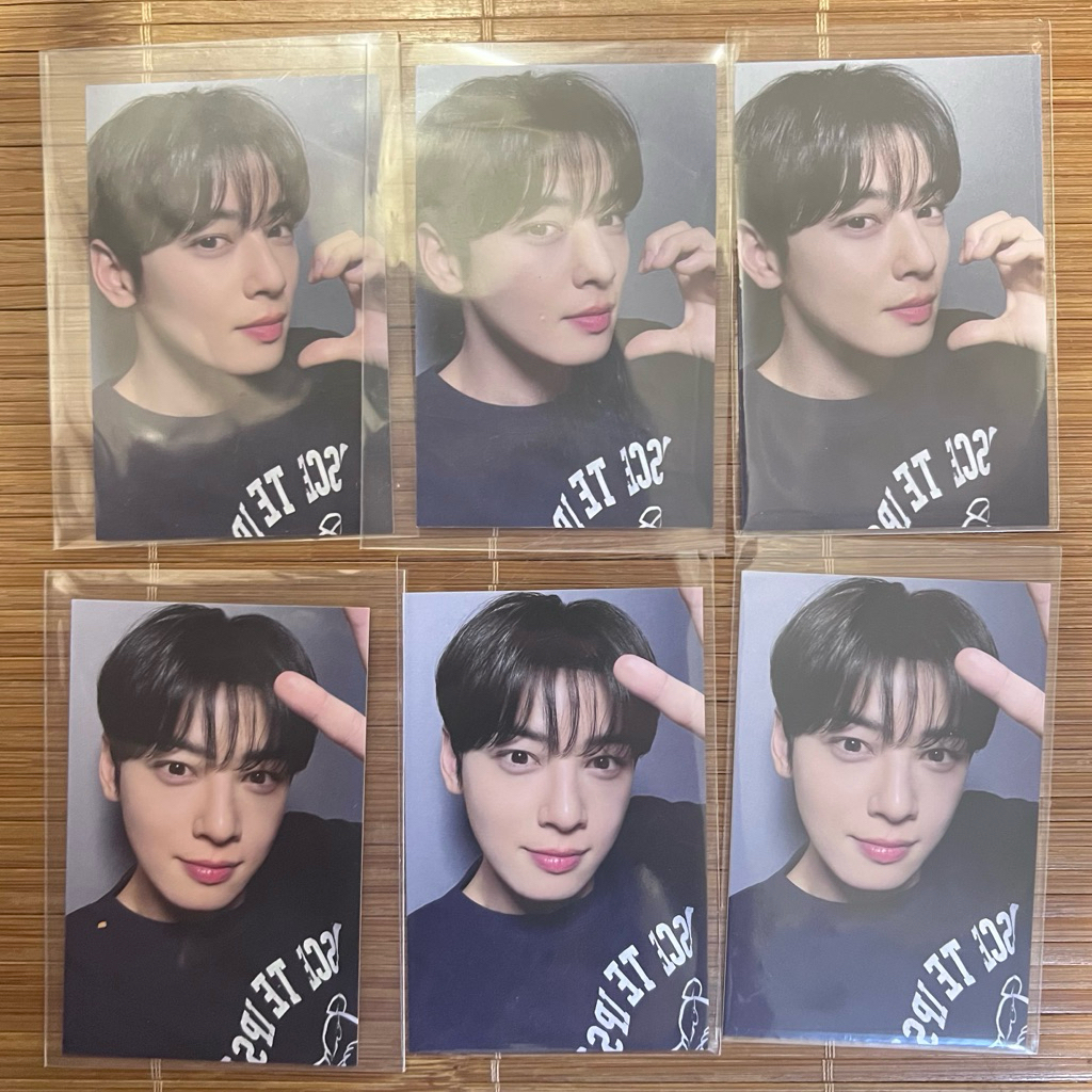 (ในสต็อก) OFFICIAL CHA EUNWOO PHOTOCARD 4DX MEMORIES