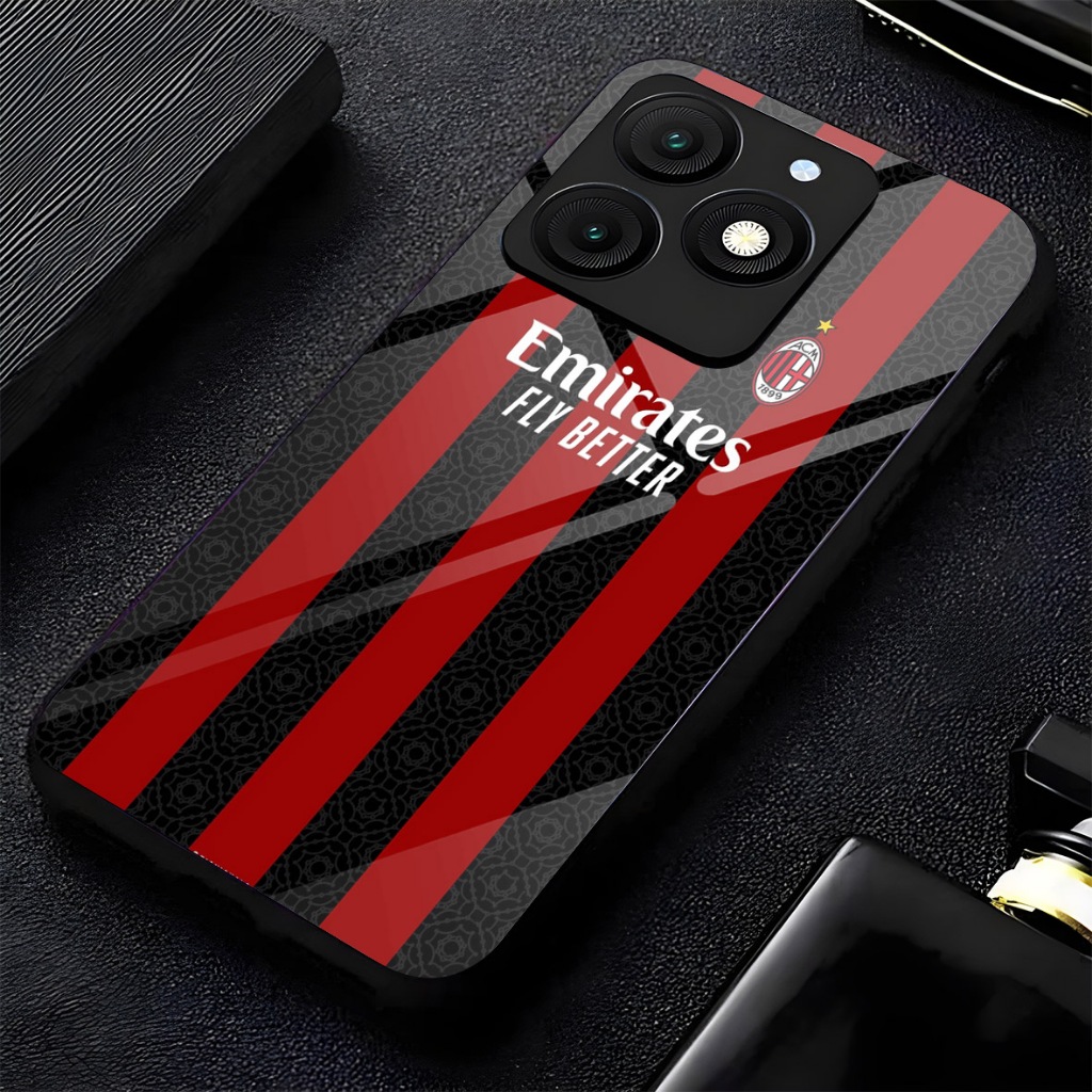 HP Softcase Glass Glossy Shiny Glass สําหรับ ITEL A50 - ITEL A70 - ล่าสุด ITEL A90 - Fashion CLUB BO