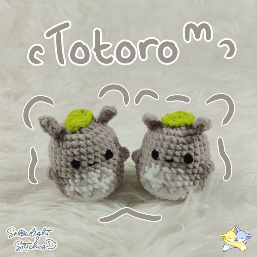 GANTUNGAN Crochet ตุ๊กตา/พวงกุญแจ/พวงกุญแจ Ghibli Tooro