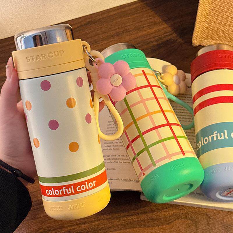 JUN25-282 กระติกน้ําสูญญากาศ 500ml 18+ ชั่วโมงร้อนและเย็น