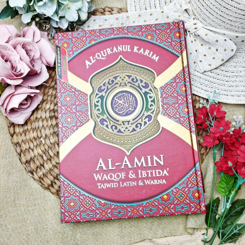 Al-Quran Al-Amin Wqf และ Ibtida Latin Tajweed Color A4