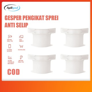 Apligod PENJEPIT SPREI ANTI GESER 4Pcs | Zlumber Lock Sprei Anti Geser Anti Lepas