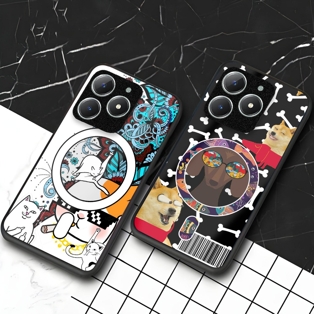 Kesing [Motif KK NO.64]Case Realme C61 - N1 - Realme C61 - Silicon Hp - Fashion Case - Protector Cas