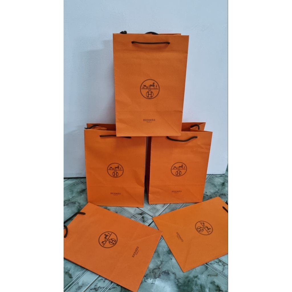 Paperbag Gift Bag Paper Branded Hermez Herms