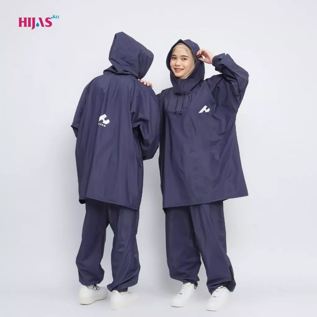 เสื้อกันฝน Hijasku ชุดโค้ท PVC หนา