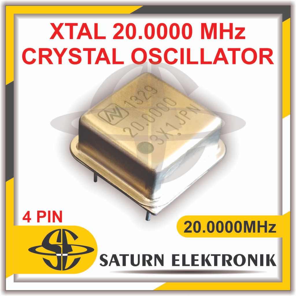 XTAL 20.0000 MHz CRYSTAL OSCILLATOR 4 PIN