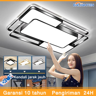 Garansi 30 tahun  Lampu Plafon LED 150W lampu plafon minimalis Ceiling Lampu Lampu Plafon 3 Warna LED Modern Minimalis Lampu lampu led rumah