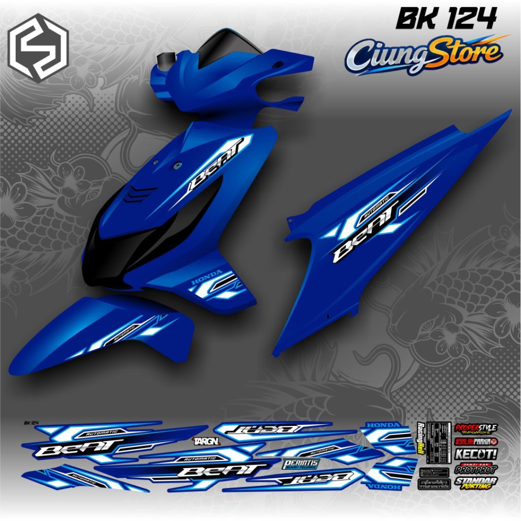 THAILAND BEAT CARBON VARIATION STRIPING BK(BK 124/129