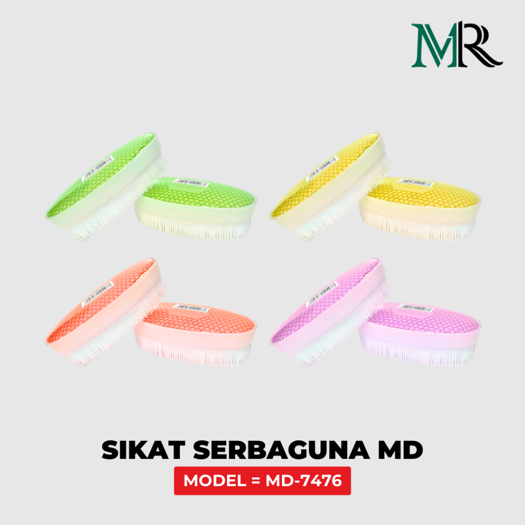 แปรงอเนกประสงค์ แพทยศาสตร์-7476 - การออกแบบรูปไข่ตามหลักสรีรศาสตร์ - เนื้อขนแปรงหยาบและมัลติฟังก์ชั่