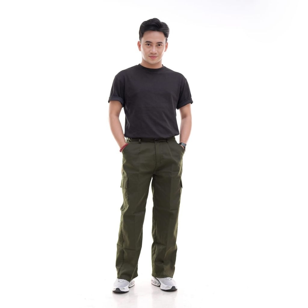 Loosepant Cargo Pants สําหรับผู้ชายและผู้หญิง / Unisex Baggy Cargo Pants