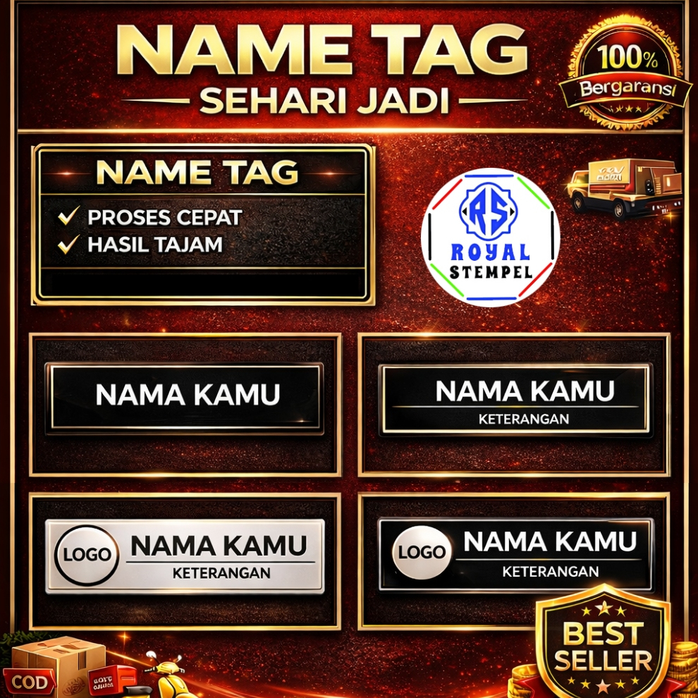 CHEST NAME I NAME PLATE I NAME TAG ออกแบบที่กําหนดเอง