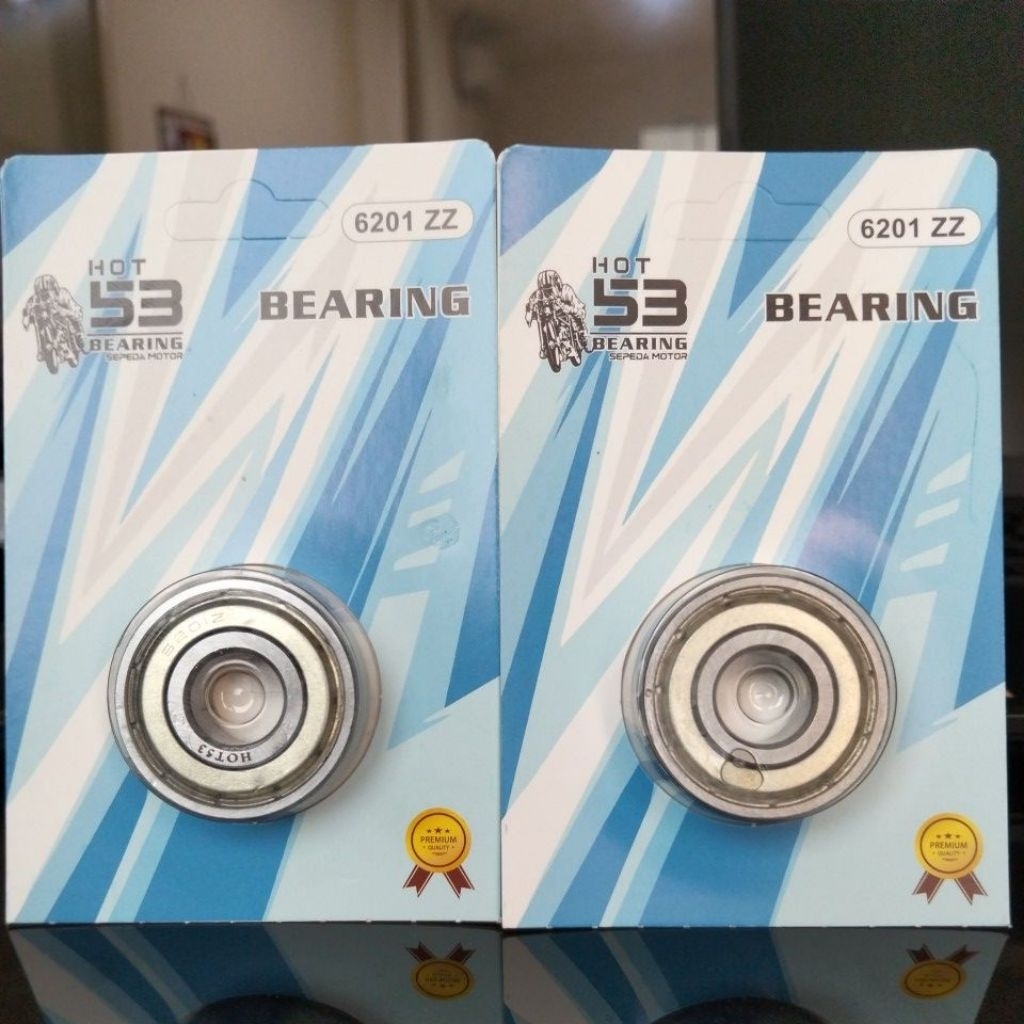 (CONTENTS 10 ชิ้น) BEARING 6201ZZ HOT 53 BEARING KLAHAR 6201 ZZ ORIGINAL